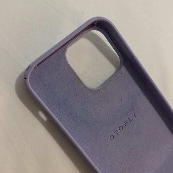 OTOFLY iPhone 14 Pro Max Silicone Shockproof Slim Thin Phone Case in Lavender - Picture 8 of 9